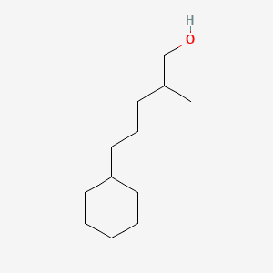 2-METHYL 5-CYCLOHEXYLPENTANOL 분자 구조