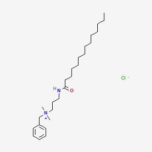 MYRISTAMIDOPROPALKONIUM CHLORIDE 분자 구조