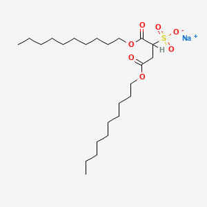 DICAPRYL SODIUM SULFOSUCCINATE 분자 구조