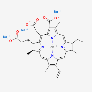 SODIUM CHLOROPHYLLIN-ZINC COMPLEX 분자 구조