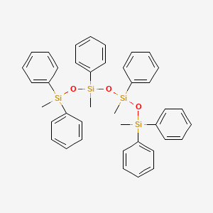 TETRAMETHYL HEXAPHENYL TETRASILOXANE Molecular structure