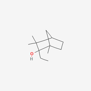 2-ETHYL-1,3,3-TRIMETHYLBICYCLO[2.2.1]HEPTAN-2-OL Molecular structure