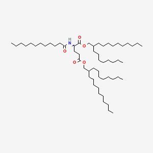 DIOCTYLDODECYL LAUROYL GLUTAMATE 분자 구조