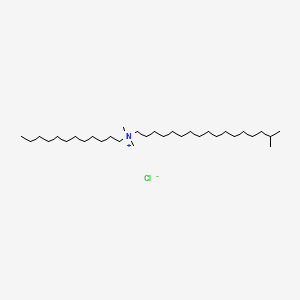 ISOSTEARYL LAURDIMONIUM CHLORIDE Molecular structure