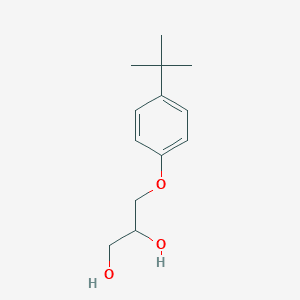 T-BUTYLPHENYL GLYCERYL ETHER 분자 구조