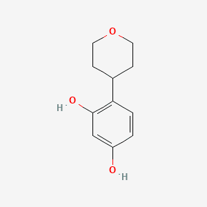 TETRAHYDROPYRANYL RESORCINOL 분자 구조