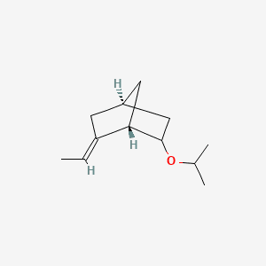 2-PROPANOL/BORON TRIFLUORIDE/ETHYLIDENEBICYCLOHEPTENE 분자 구조