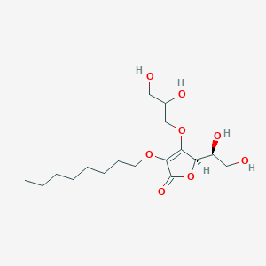 CAPRYLYL 3-GLYCERYL ASCORBATE 분자 구조
