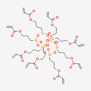 ACRYLOYLOXYPROPYL POLYSILSESQUIOXANE 분자 구조