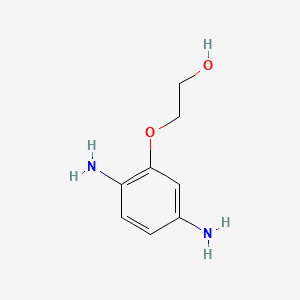 P-PHENYLENEDIAMINE HYDROXYETHYL ETHER 분자 구조