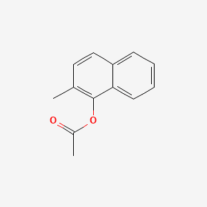 1-아세톡시-2-메틸나프탈렌 분자 구조