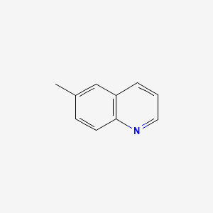 Quinoline, 6-methyl- 분자 구조