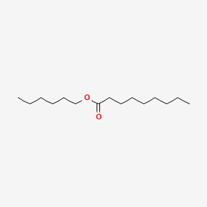 HEXYL PELARGONATE 분자 구조