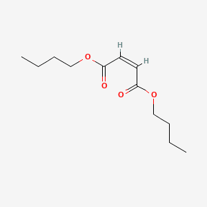 2-Butenedioic acid, (Z)-, dibutyl ester 분자 구조