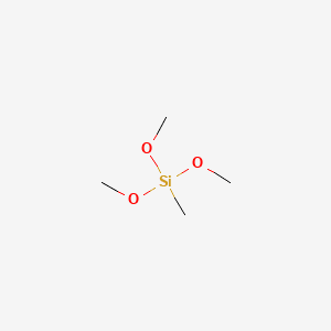 Silane, trimethoxymethyl- 분자 구조