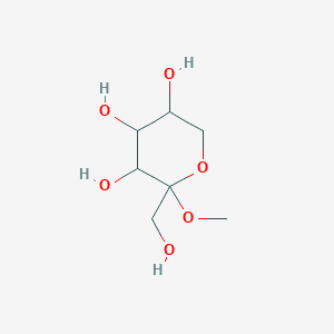 METHYL SORBOSIDE 분자 구조