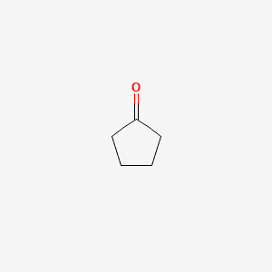 Cyclopentanone 분자 구조