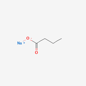 Butanoic acid, sodium salt 분자 구조