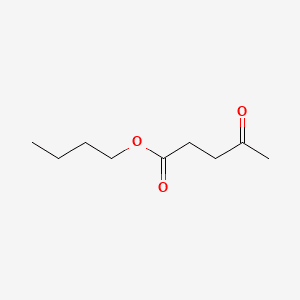 Pentanoic acid, 4-oxo-, butyl ester 분자 구조