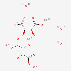 ANTIMONY POTASSIUM TARTRATE 분자 구조