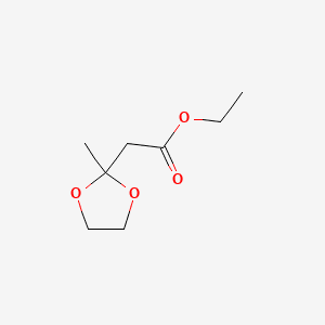 ETHYLACETOACETATE ETHYLENE GLYCOL KETAL Molecular structure