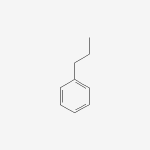 Benzene, propyl- 분자 구조