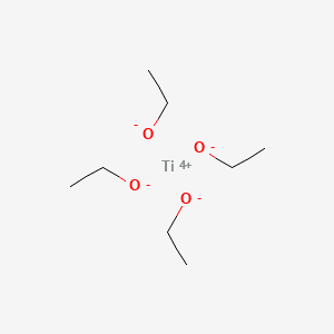 Ethanol, titanium(4+) salt 분자 구조