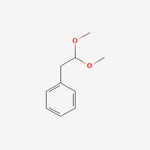 Benzene, (2,2-dimethoxyethyl)- 분자 구조