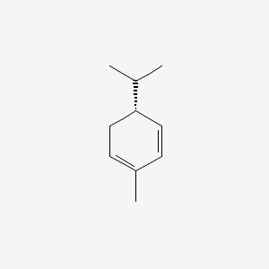 1,3-Cyclohexadiene, 2-methyl-5-(1-methylethyl)-, (R)- 분자 구조