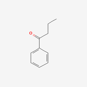 1-Butanone, 1-phenyl- 분자 구조
