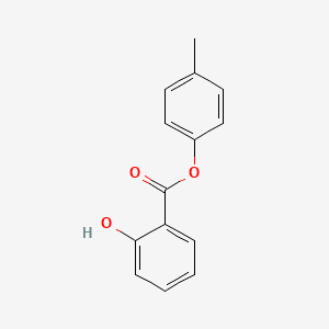 P-CRESYL SALICYLATE 분자 구조