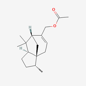 Cedrenol, acetate 분자 구조