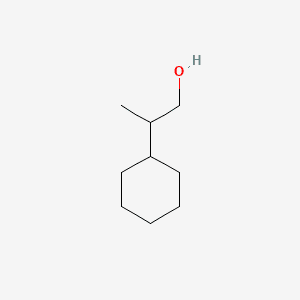 CYCLOHEXYLPROPANOL 분자 구조