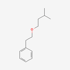 Benzene, [2-(3-methylbutoxy)ethyl]- 분자 구조