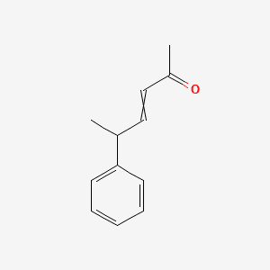 3-Hexen-2-one, 5-phenyl- 분자 구조