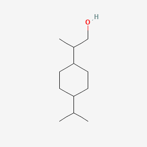Cyclohexaneethanol, .beta.-methyl-4-(1-methylethyl)- 분자 구조
