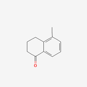 3,4-DIHYDRO-5-METHYLNAPHTHALENONE 분자 구조