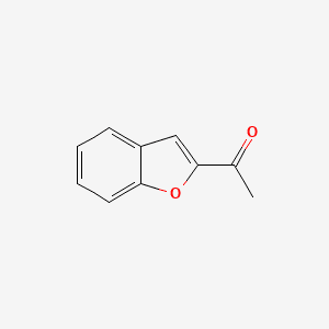 Ethanone, 1-(2-benzofuranyl)- 분자 구조