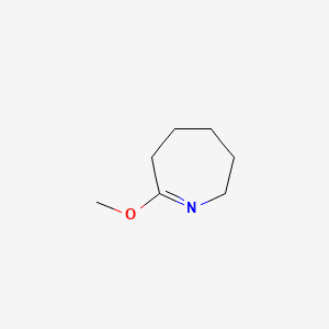 2H-Azepine, 3,4,5,6-tetrahydro-7-methoxy- 분자 구조