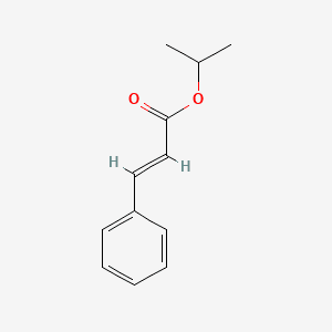 2-Propenoic acid, 3-phenyl-, 1-methylethyl ester 분자 구조