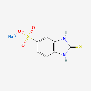 SODIUM MERCAPTOBENZIMIDAZOLE SULFONATE Molecular structure