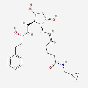 CYCLOPROPYLMETHYLBIMATOPROST 분자 구조