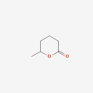 2H-Pyran-2-one, tetrahydro-6-methyl- 분자 구조