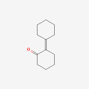 Cyclohexanone, 2-cyclohexylidene- 분자 구조