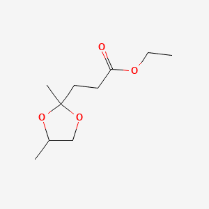 ETHYL PG-ACETAL LEVULINATE 분자 구조