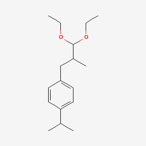 CYCLAMEN ALDEHYDE DIETHYL ACETAL 분자 구조