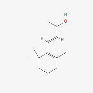 3-Buten-2-ol, 4-(2,6,6-trimethyl-1-cyclohexen-1-yl)- 분자 구조