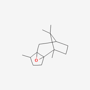 1H,4H-3a,8a-Epoxy-4,7-methanoazulene, hexahydro-1,4,10,10-tetramethyl- 분자 구조