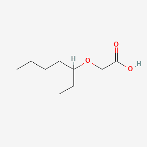 ETHYLPENTYLOXYACETIC ACID 분자 구조