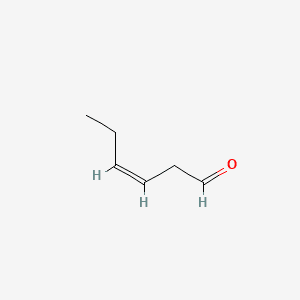 3-Hexenal, (Z)- 분자 구조